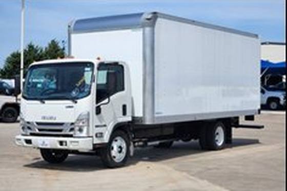 Isuzu NPR-HD with 16-foot box body