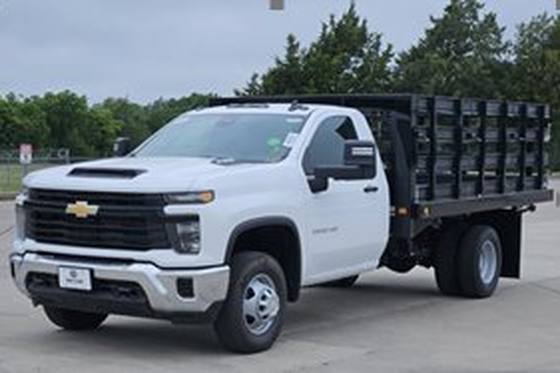 Silverado 3500HD with stake bed body