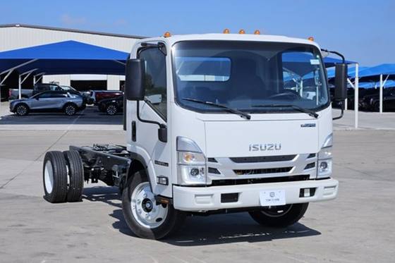 Isuzu NPR cab and chassis awaiting body installation